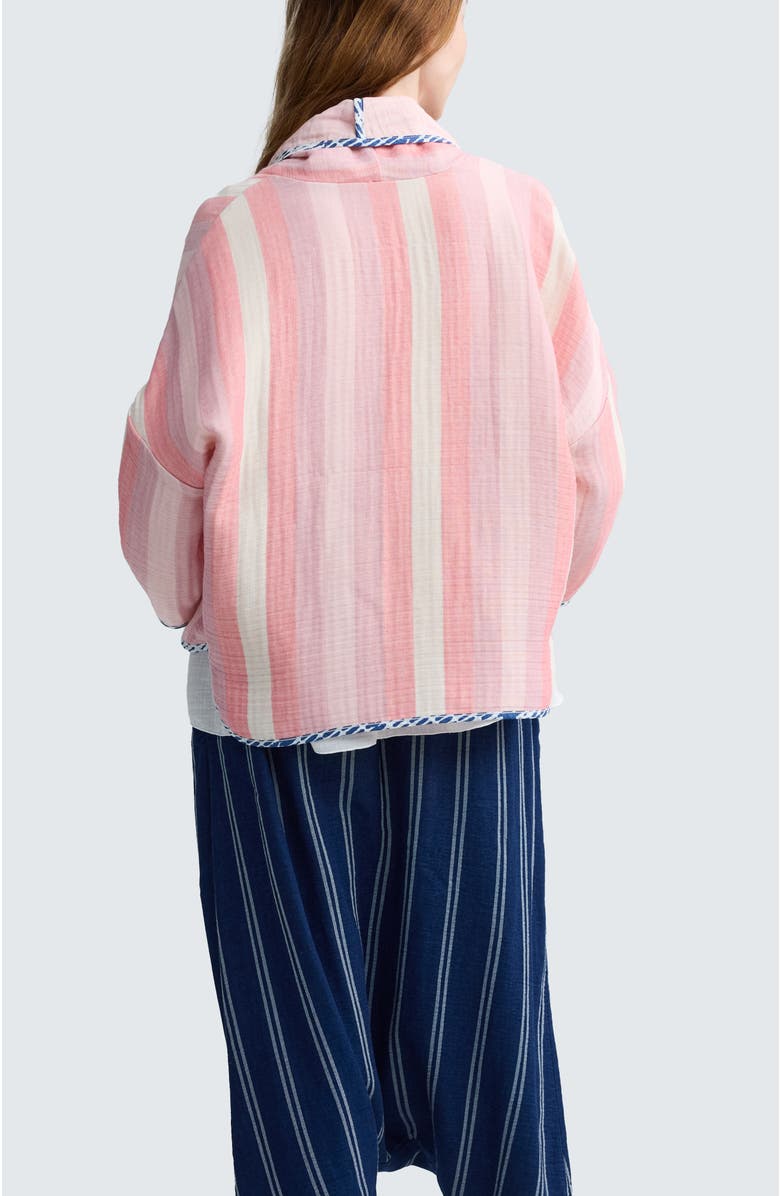 LUUKAA Sorrel Reversible Muslin Jacket, Alternate, color, Original Pink