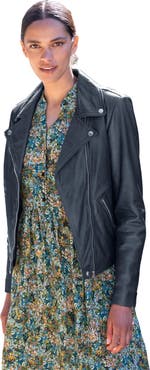 Celtic & Co. Leather Biker Jacket