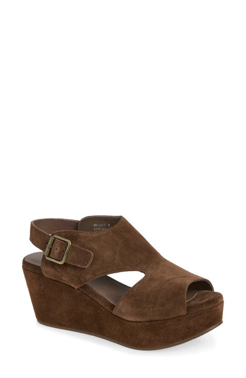 Werner Leather Wedge Sandal
