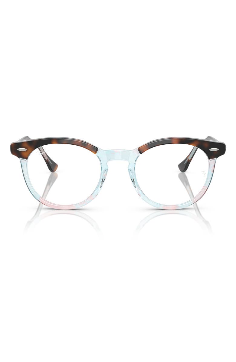 Ray-Ban Eagle Eye 51mm Square Optical Glasses, Main, color, Dk Havana