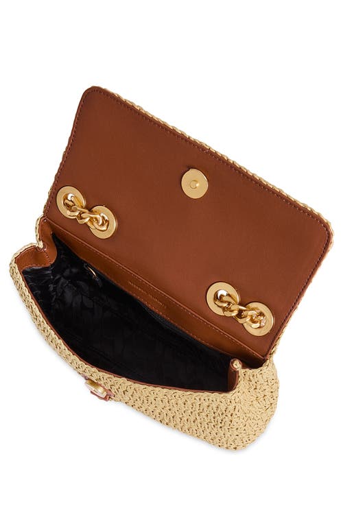 REBECCA MINKOFF REBECCA MINKOFF SMALL EDIE WOVEN CONVERTIBLE CROSSBODY BAG