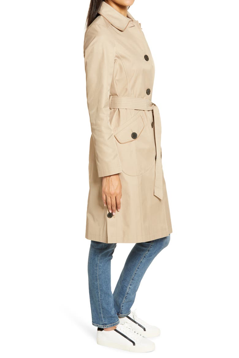 Water Repellent Trench Coat, Alternate, color, SAND