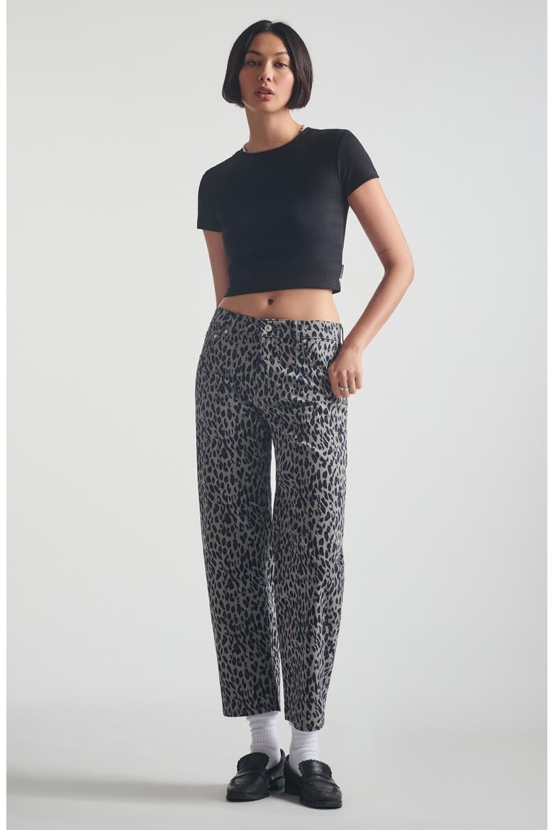 Crop Rib T-Shirt, Alternate, color, BLACK