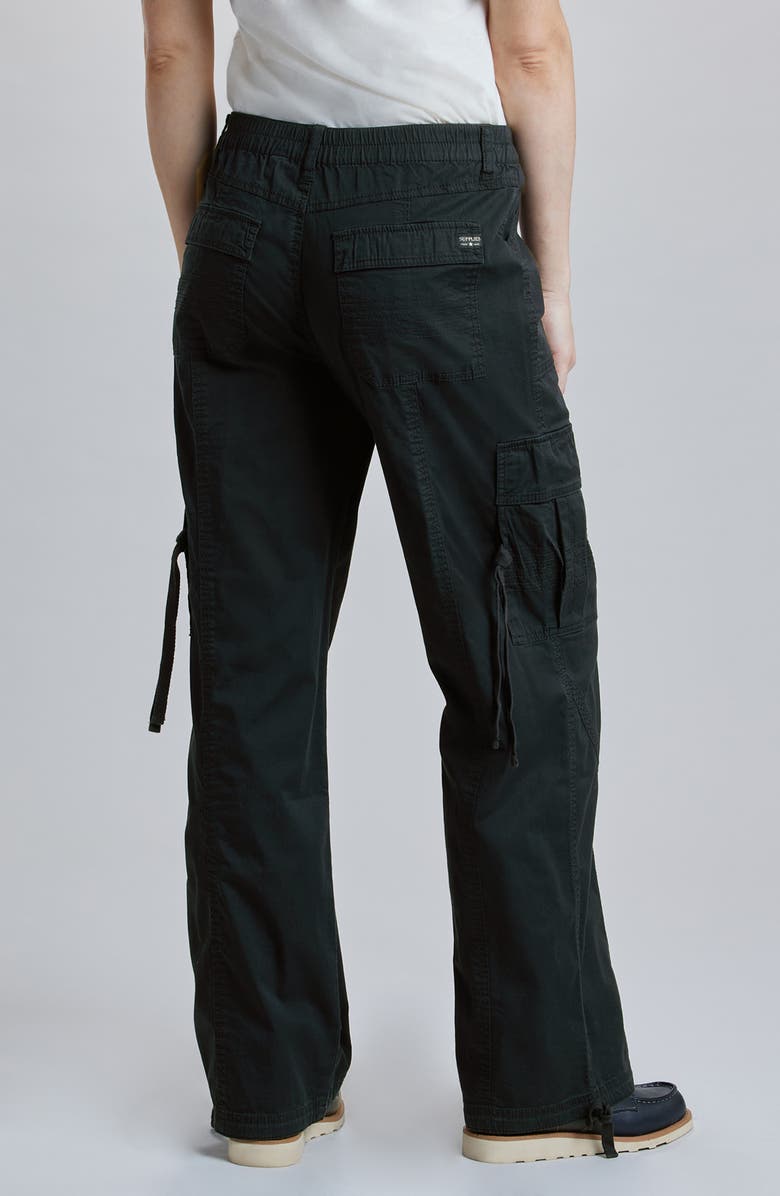 SUPPLIES BY UNIONBAY Jude High Waist Wide Leg Cargo Pants, Alternate, color, Black