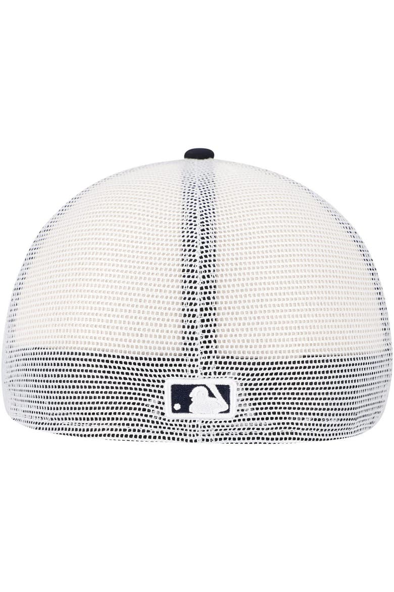 Men's New Era Navy Detroit Tigers Team Color 59FIFTY Trucker Fitted Hat, Alternate, color, Navy
