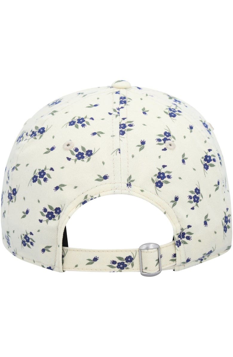 New Era Women's New Era Cream Texas Rangers Chrome Bloom 9TWENTY Adjustable Hat, Alternate, color,