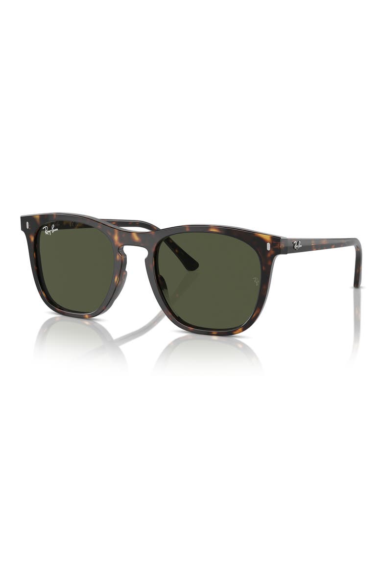 53mm Square Sunglasses, Alternate, color, HAVANA