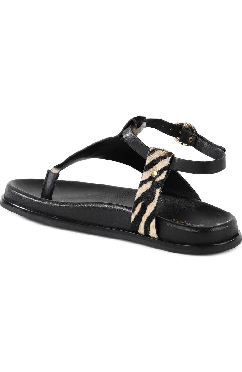 Seychelles In the Zone Ankle Strap Platform Sandal, Alternate, color, Zebra