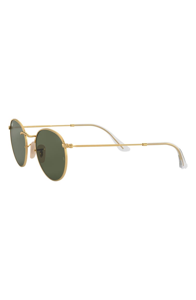 Ray-Ban 50mm Round Sunglasses, Alternate, color, Crystal Green