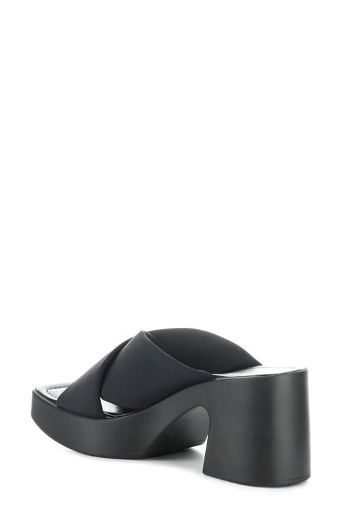 Bos. & Co. Vera Platform Sandal In Black