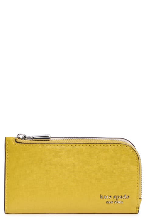 small devin saffiano leather bifold wallet
