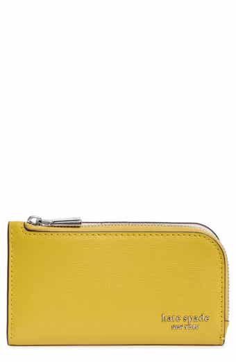 small devin saffiano leather bifold wallet