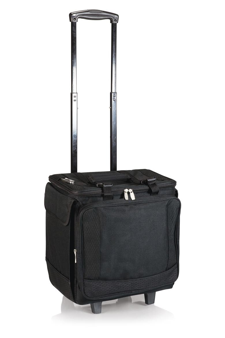 'Bodega' Rolling Cooler, Alternate, color, BLACK