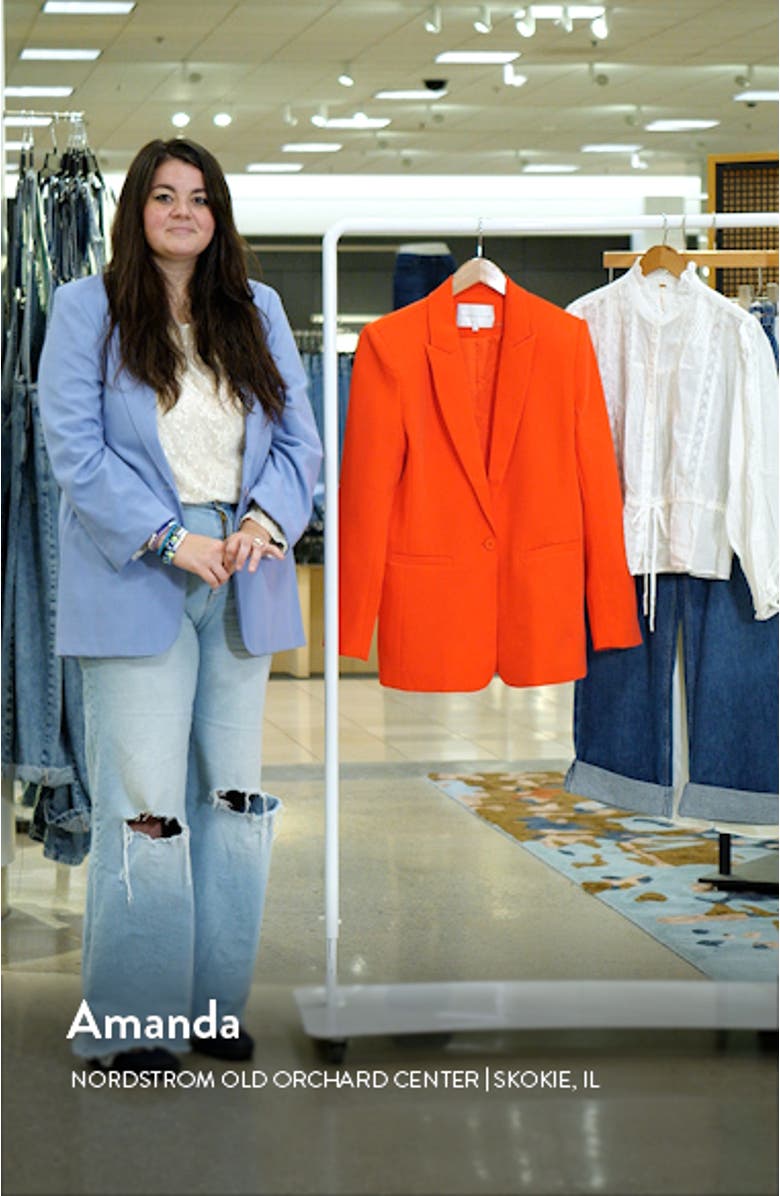 Tailored Single Button Blazer, sales video thumbnail