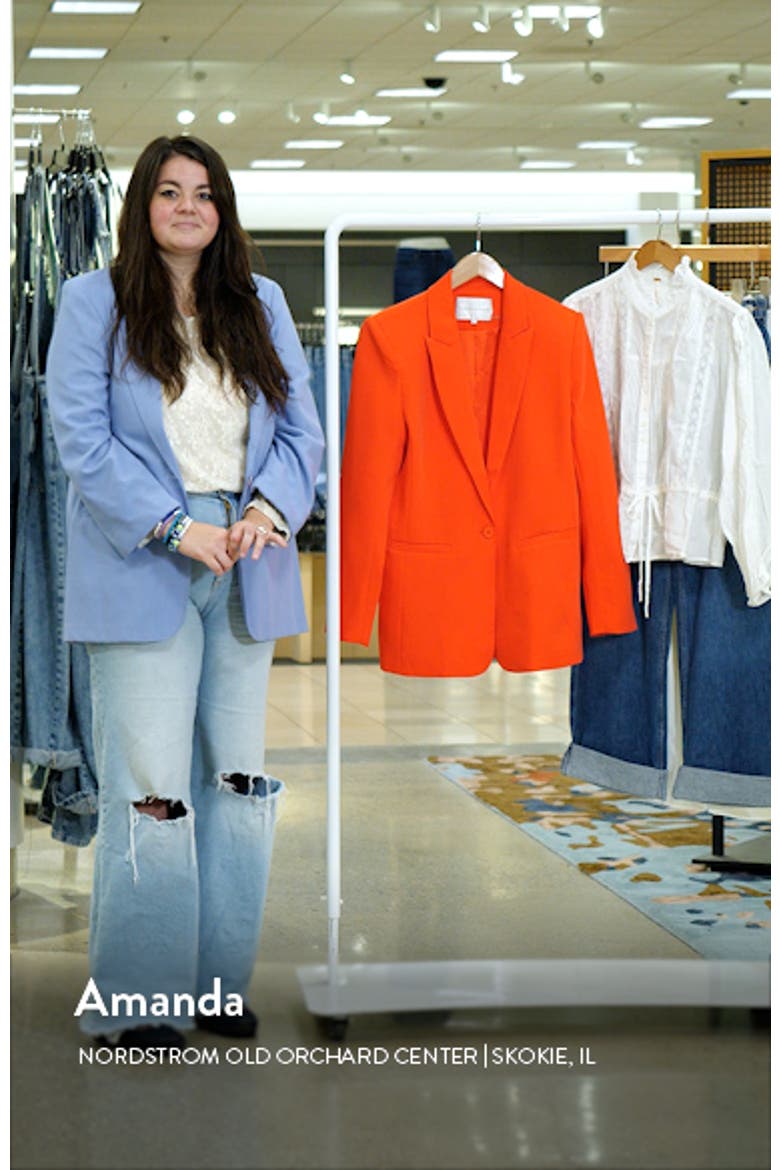 Tailored Single Button Blazer video