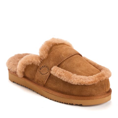 Fireside Richmond Genuine Shearling Scuff Slipper (Women)