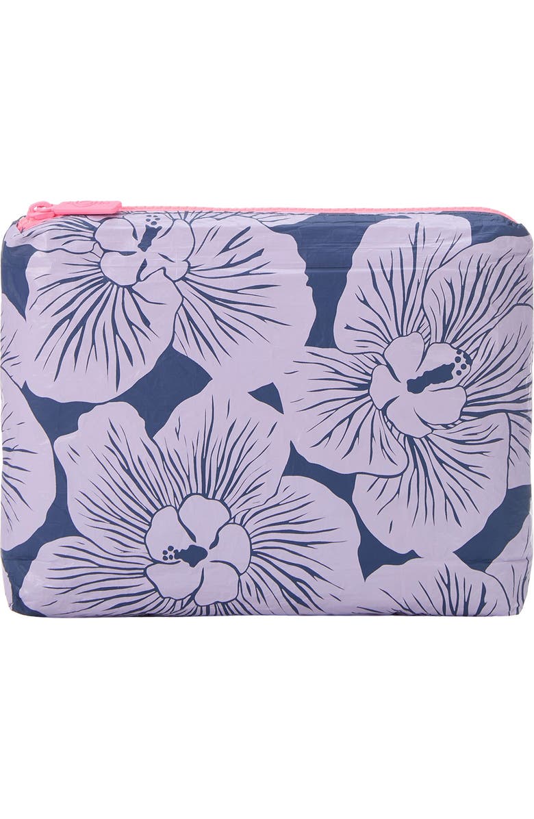 Aloha Collection Small Purau Water Resistant Tyvek<sup>®</sup> Zip Pouch, Main, color,