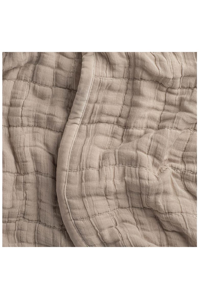 Quilted Bedspread, Alternate, color, GRAY