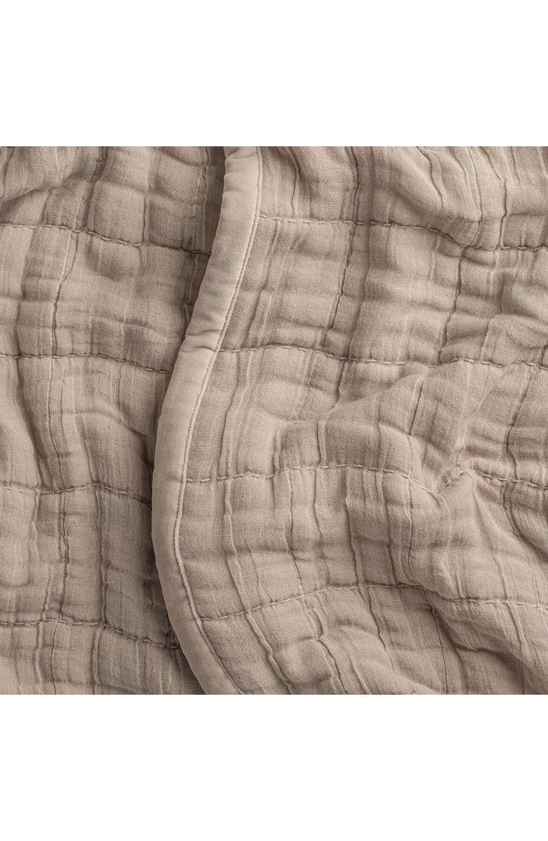 Crane Air Quilted Bedspread, Alternate, color, Gray