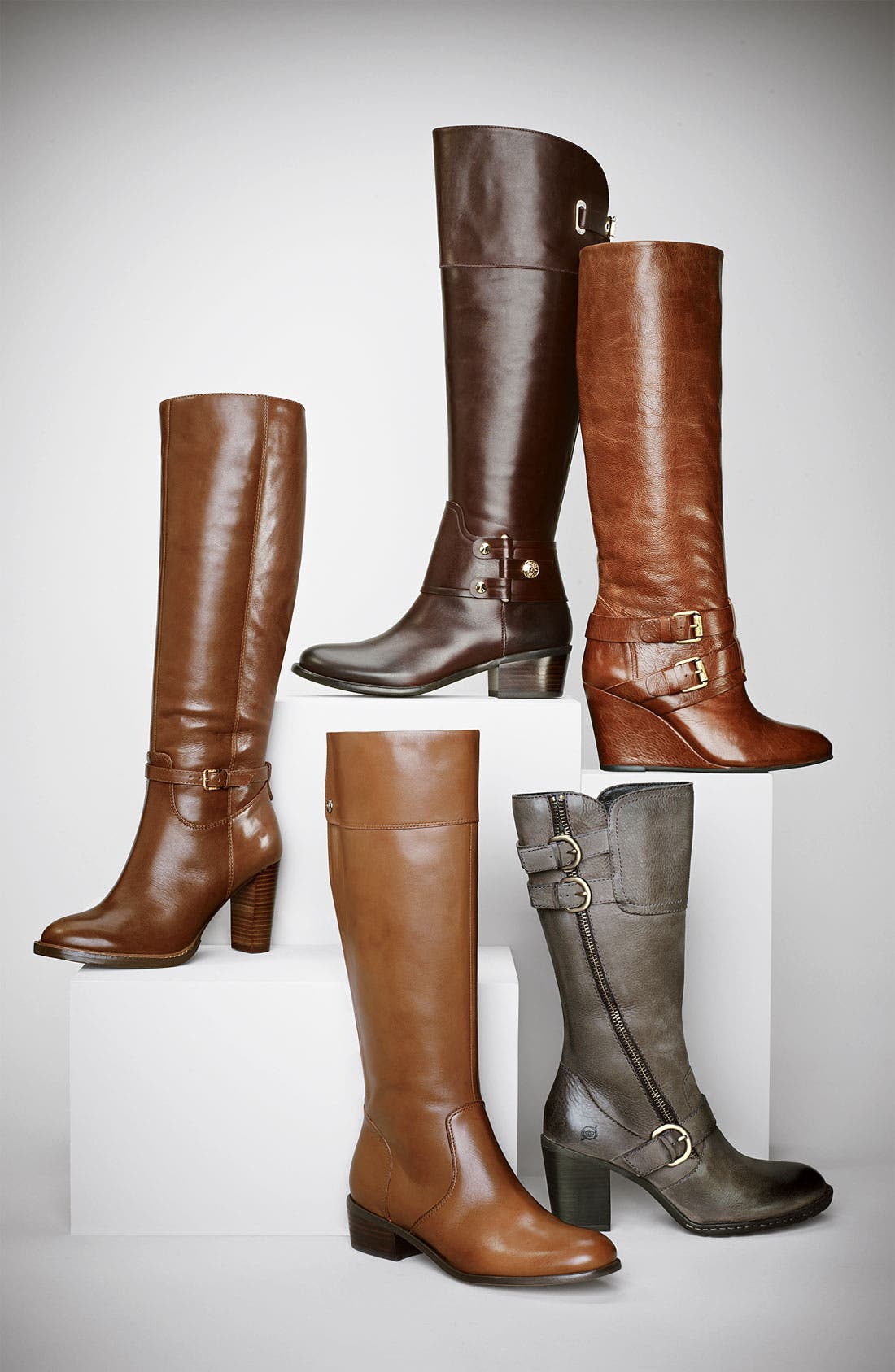 'Tulip' Boot (Nordstrom Exclusive), Alternate, color, BLACK LEATHER