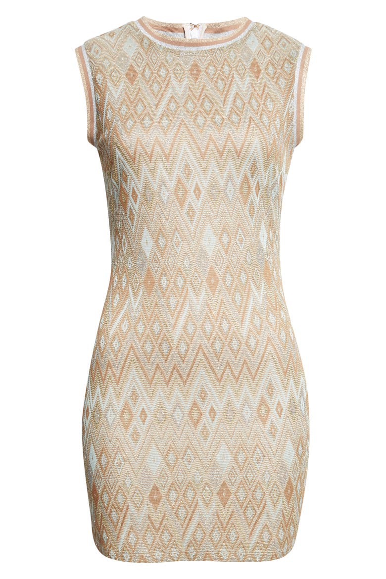 Nevaeh Minidress, Alternate, color, GOLD DIAMOND