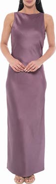Marina Satin Maxi Dress
