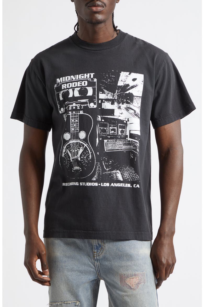 New Dimensions Graphic T-Shirt, Main, color, VINTAGE BLACK