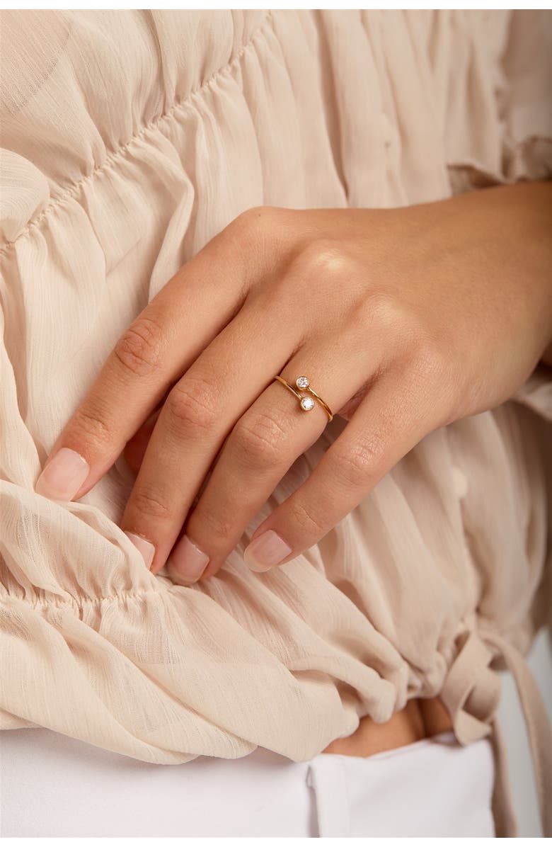 Set & Stones Stevie Adjustable Ring, Alternate, color, Gold