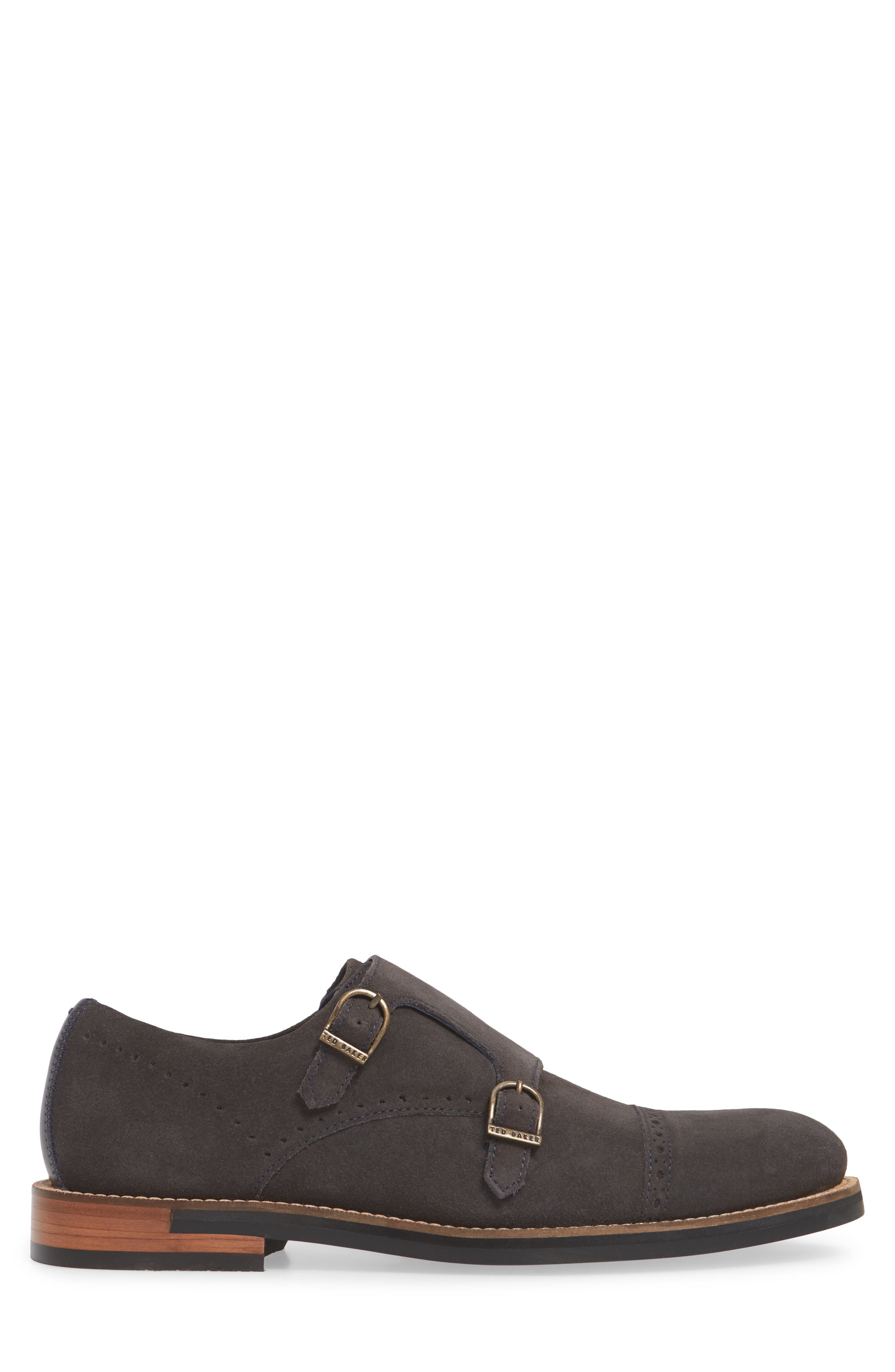 Ted Baker London Clippt Double Monk Strap Shoe, Alternate, color, 