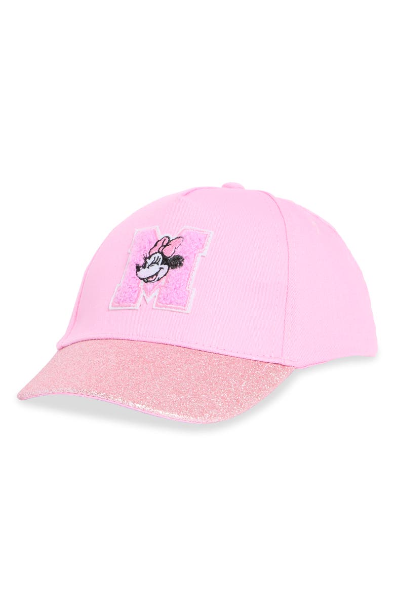 USPA ACCESSORIES Kids' Collegiate Minnie Mouse Baseball Cap, Main, color,