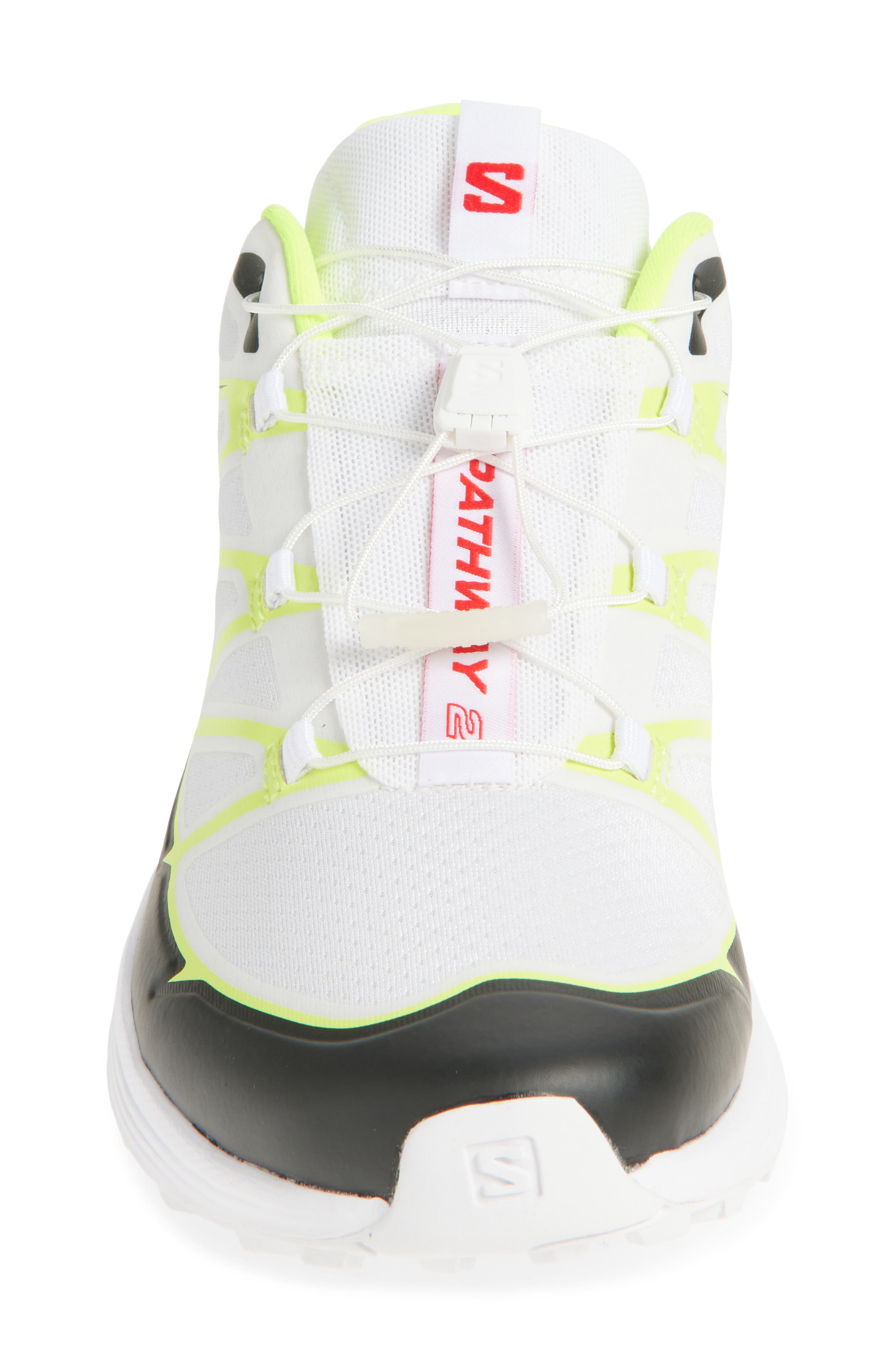 Salomon Gender Inclusive XT-Pathway 2 Sneaker, Alternate, color, White/ Yellow