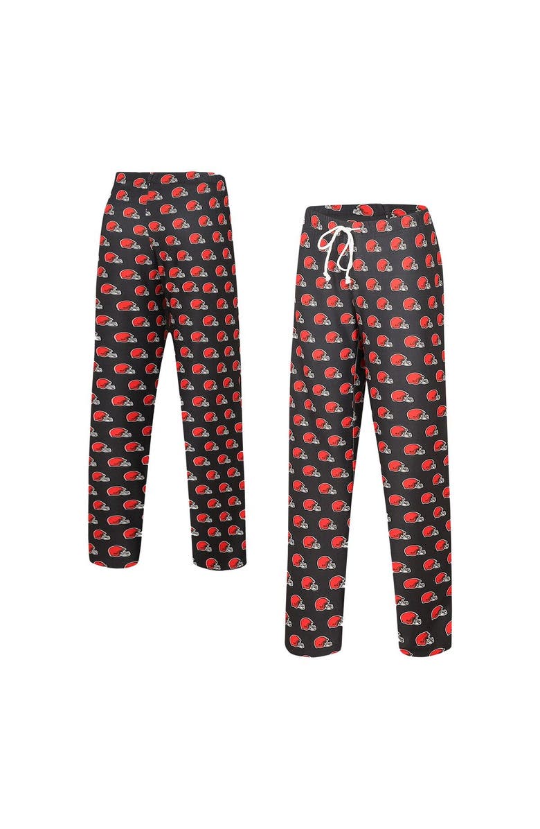 CONCEPTS SPORT Women's Concepts Sport Brown Cleveland Browns Gauge Allover Print Sleep Pants, Main, color, Brown