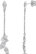 Julianna B. Diamond Dangle Drop Earrings 14k White Gold