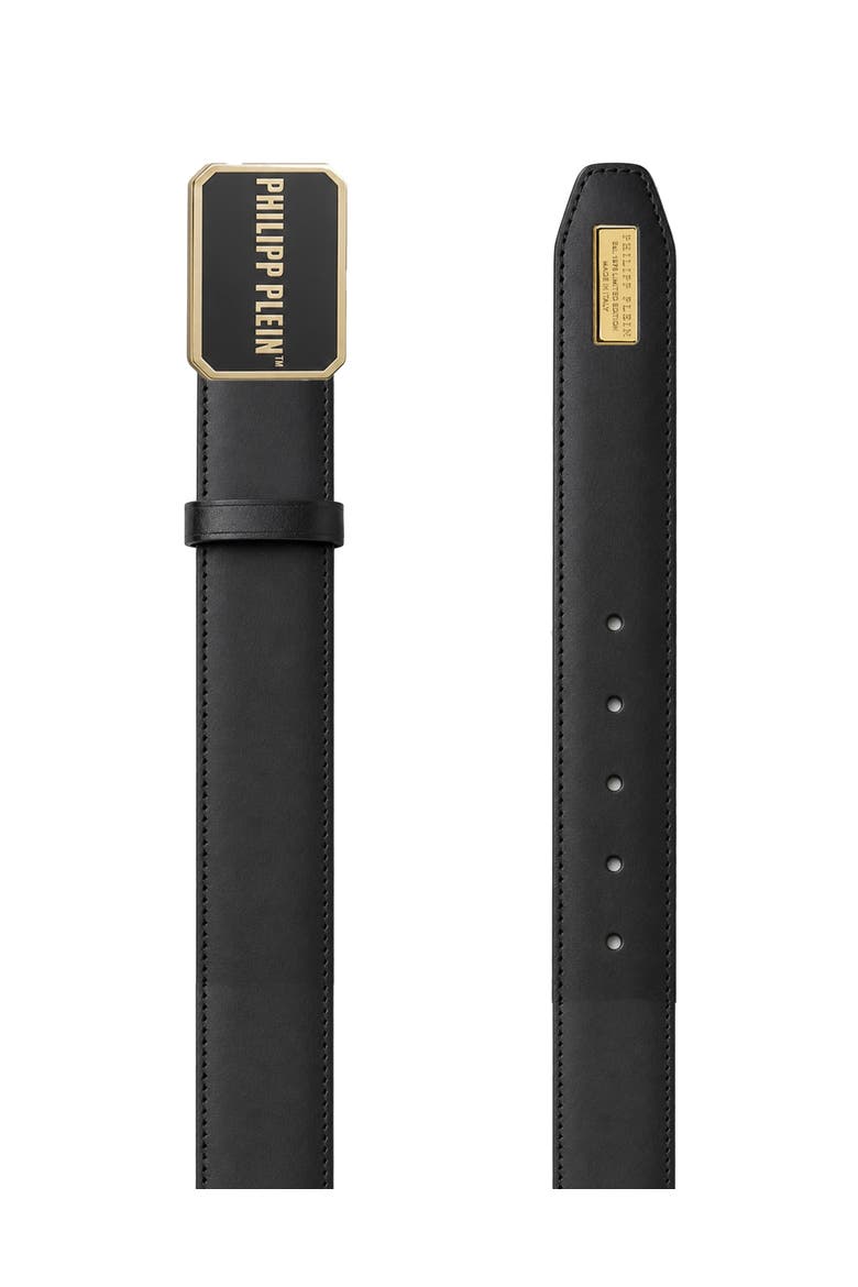 Belt Philipp Plein Tm Men, Alternate, color, black/lightgold