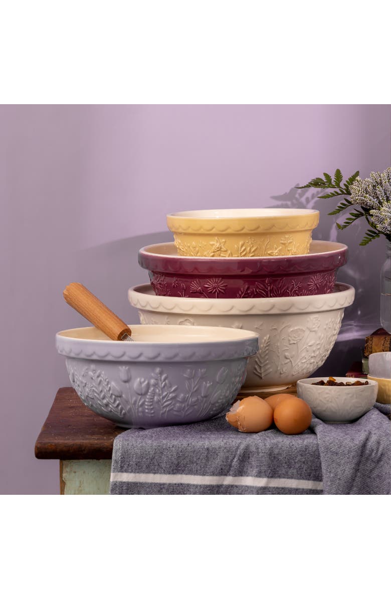 MASON CASH In The Meadow Tulip Size 24 Mixing Bowl, 2.15 Quart, Alternate, color, Lilac