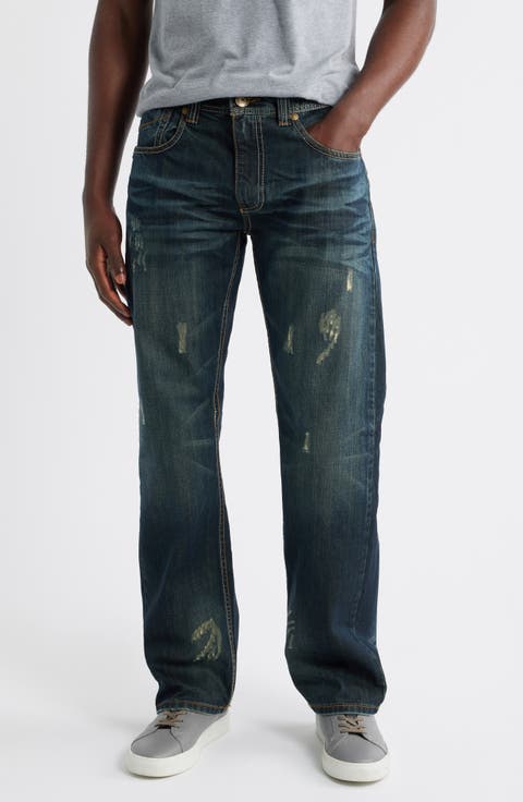 Relaxed Straight Leg Jeans