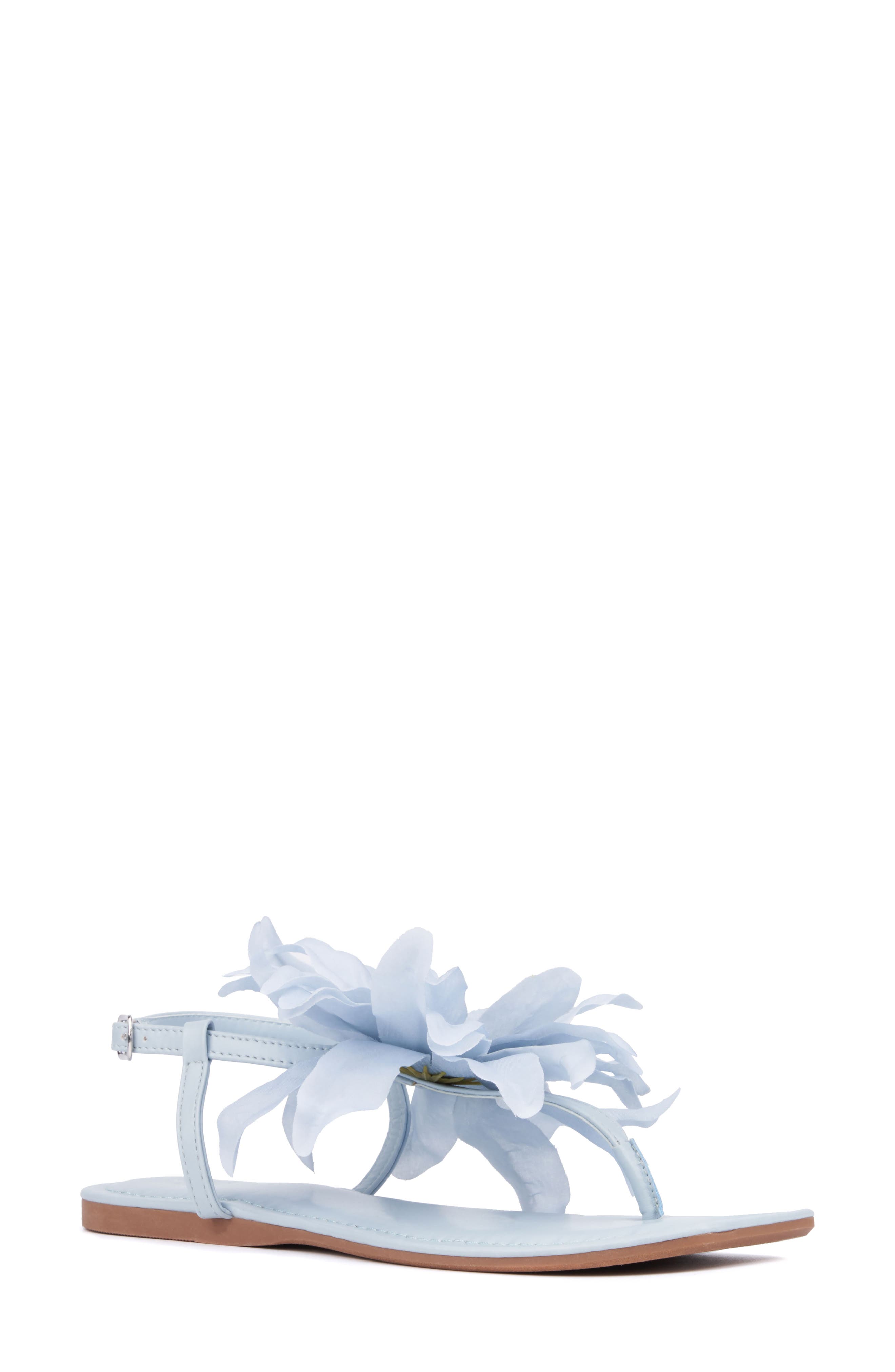 NEW YORK AND COMPANY Flora Sandal, Main, color, Pastel Blue