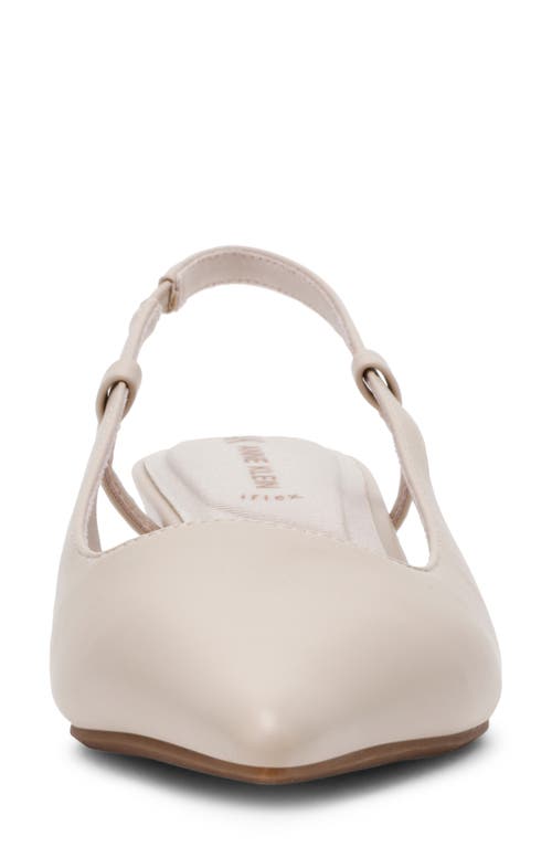 Anne Klein Shorty Slingback Pump In Brown