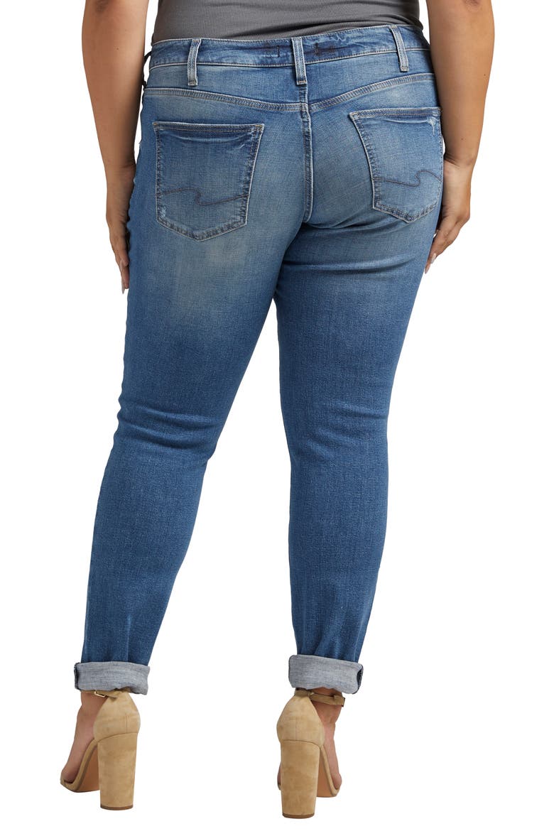 Mid Rise Girlfriend Jeans, Alternate, color, INDIGO