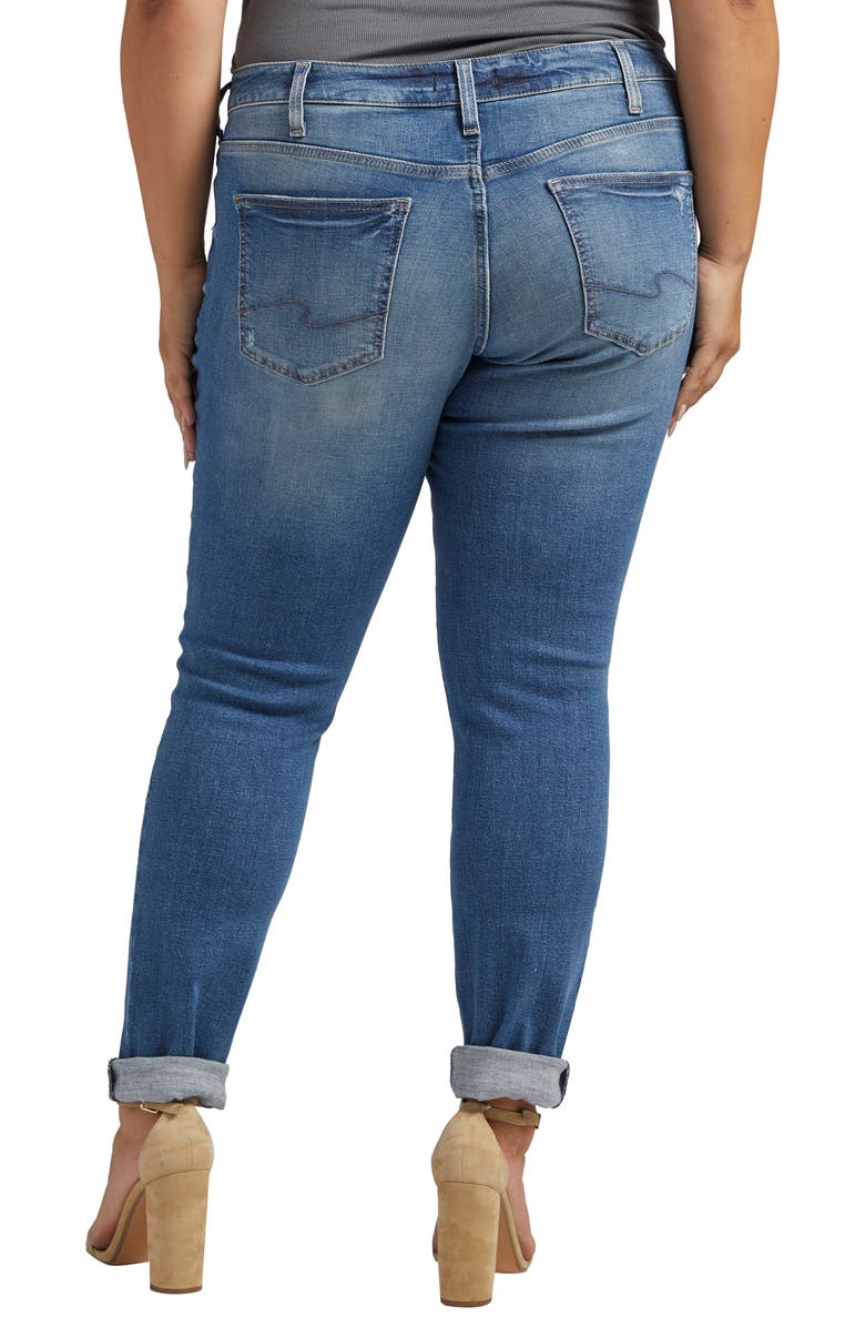 Silver Jeans Co. Mid Rise Girlfriend Jeans, Alternate, color, 