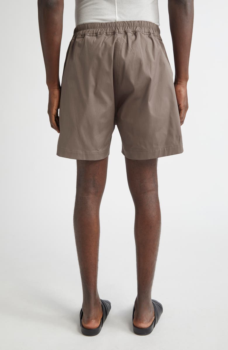 Rick Owens Bela Stretch Cotton Boxing Shorts, Alternate, color, 