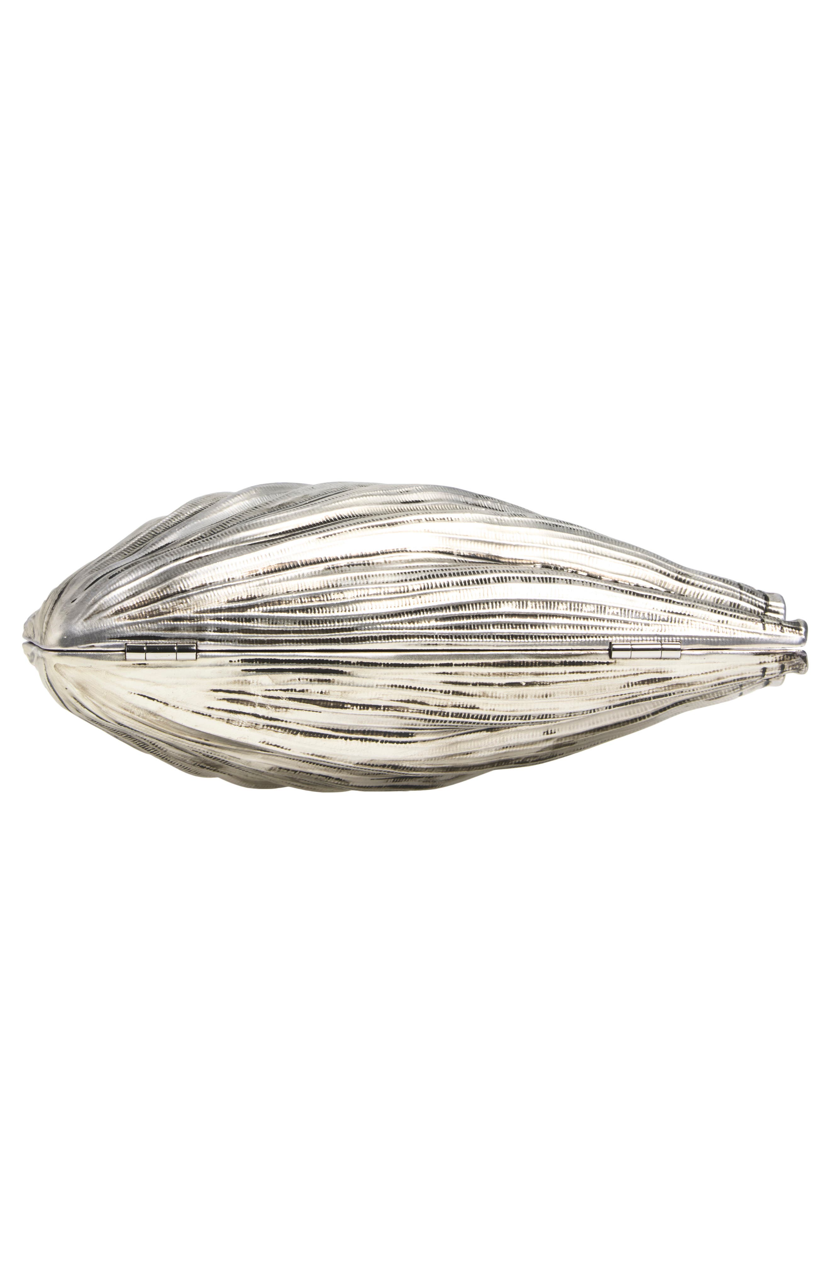 Shell Clutch, Alternate, color, SILVER 910