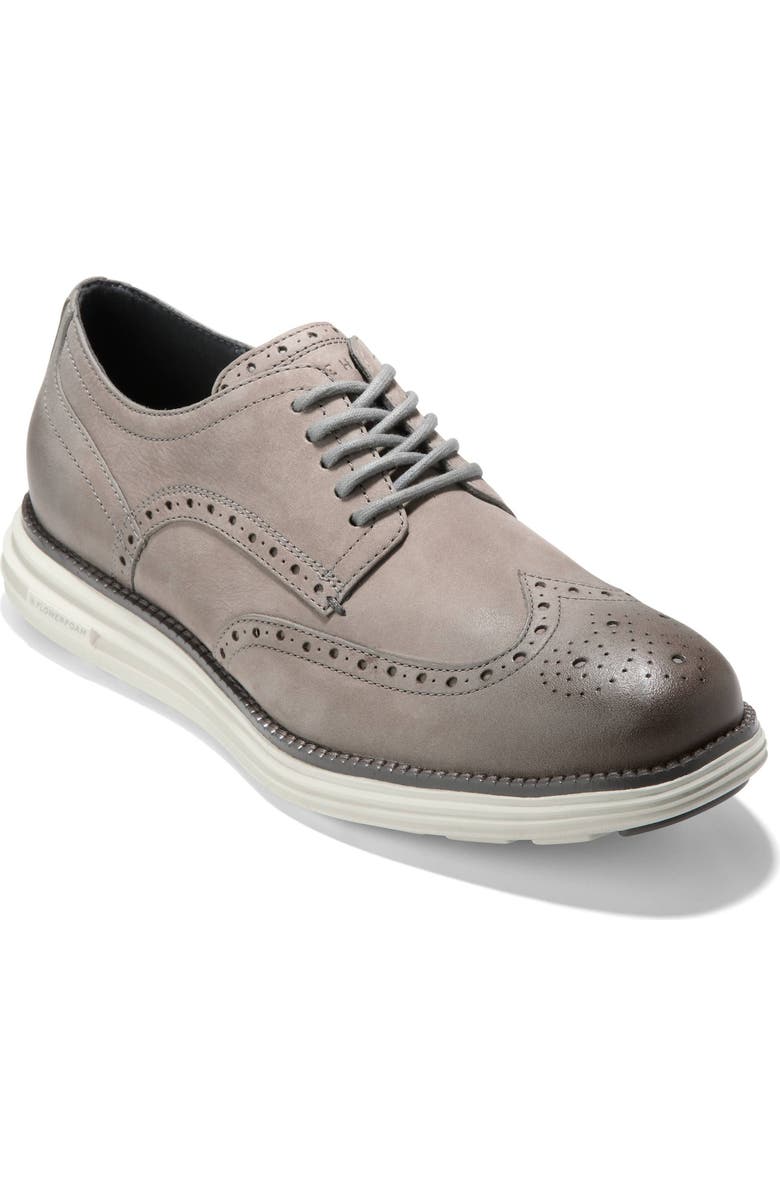 Cole Haan OrignalGrand Remastered Wingtip Derby, Main, color, Titanium