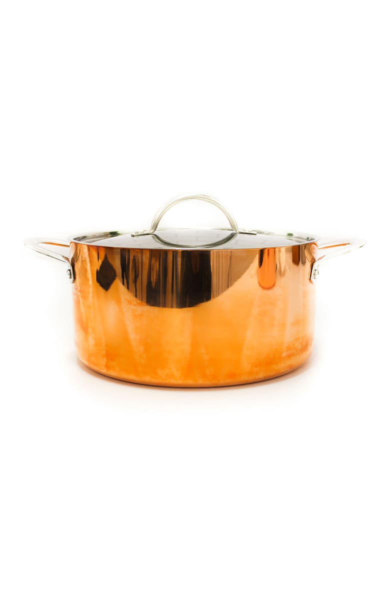 BergHOFF INTERNATIONAL 9.5" Covered Dutch Oven - Copper, Main, color, Copper