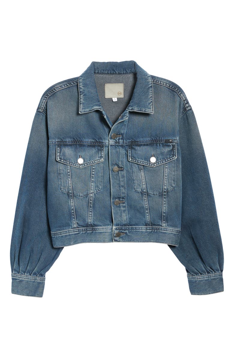 AG Mirah Denim Trucker Jacket, Alternate, color, King Street
