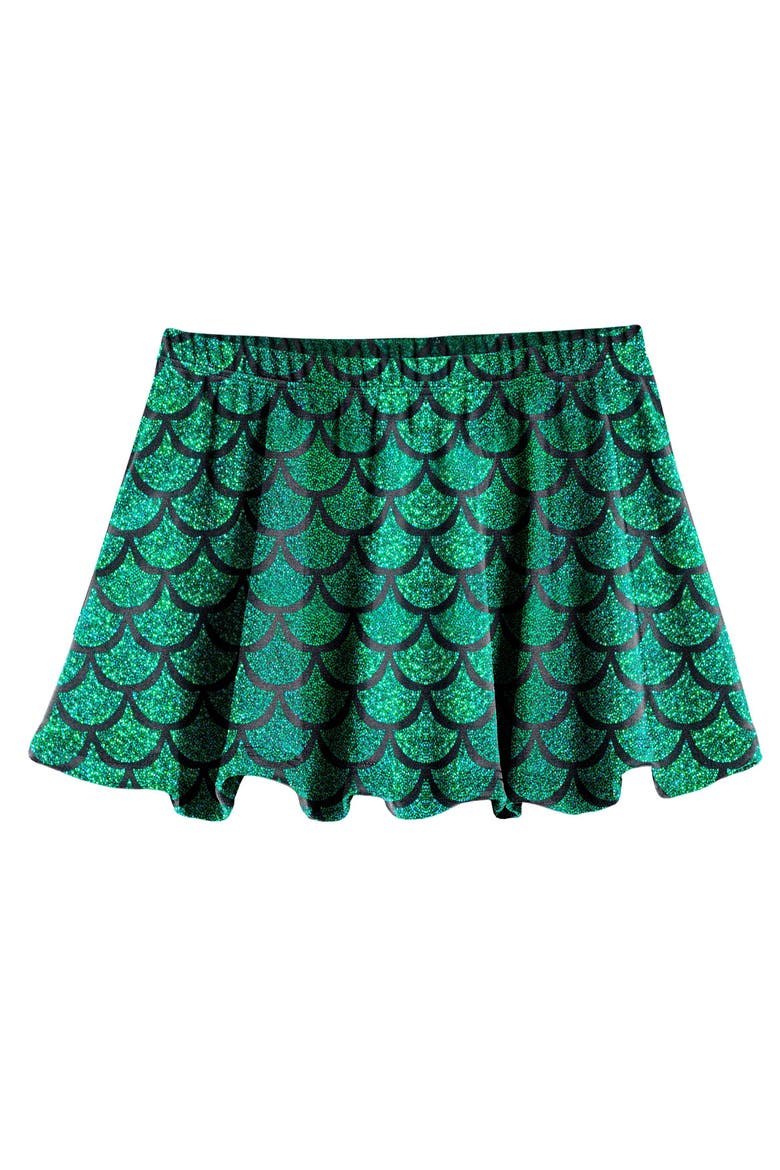 Girls Novelty Circle Skirt, Main, color, Elf Mermaid Sparkle