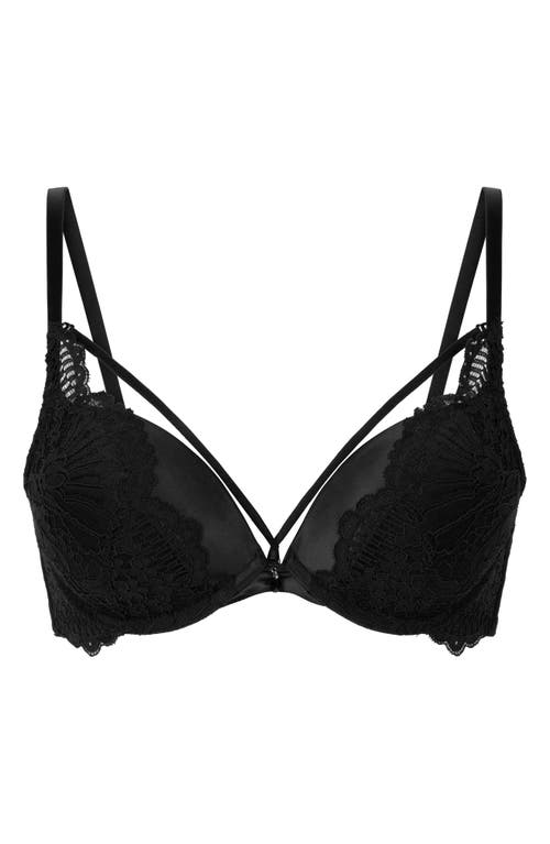Hunkemoller Hunkemöller Whitney Padded Underwired Maximizer Bra In Black