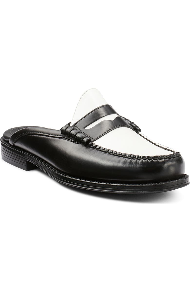 G.H.BASS Winston Easy Weejuns<sup>®</sup> Loafer Mule, Main, color, Black White