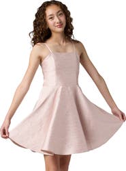 Un Deux Trois Fit and Flare Party Dress in Longer Length