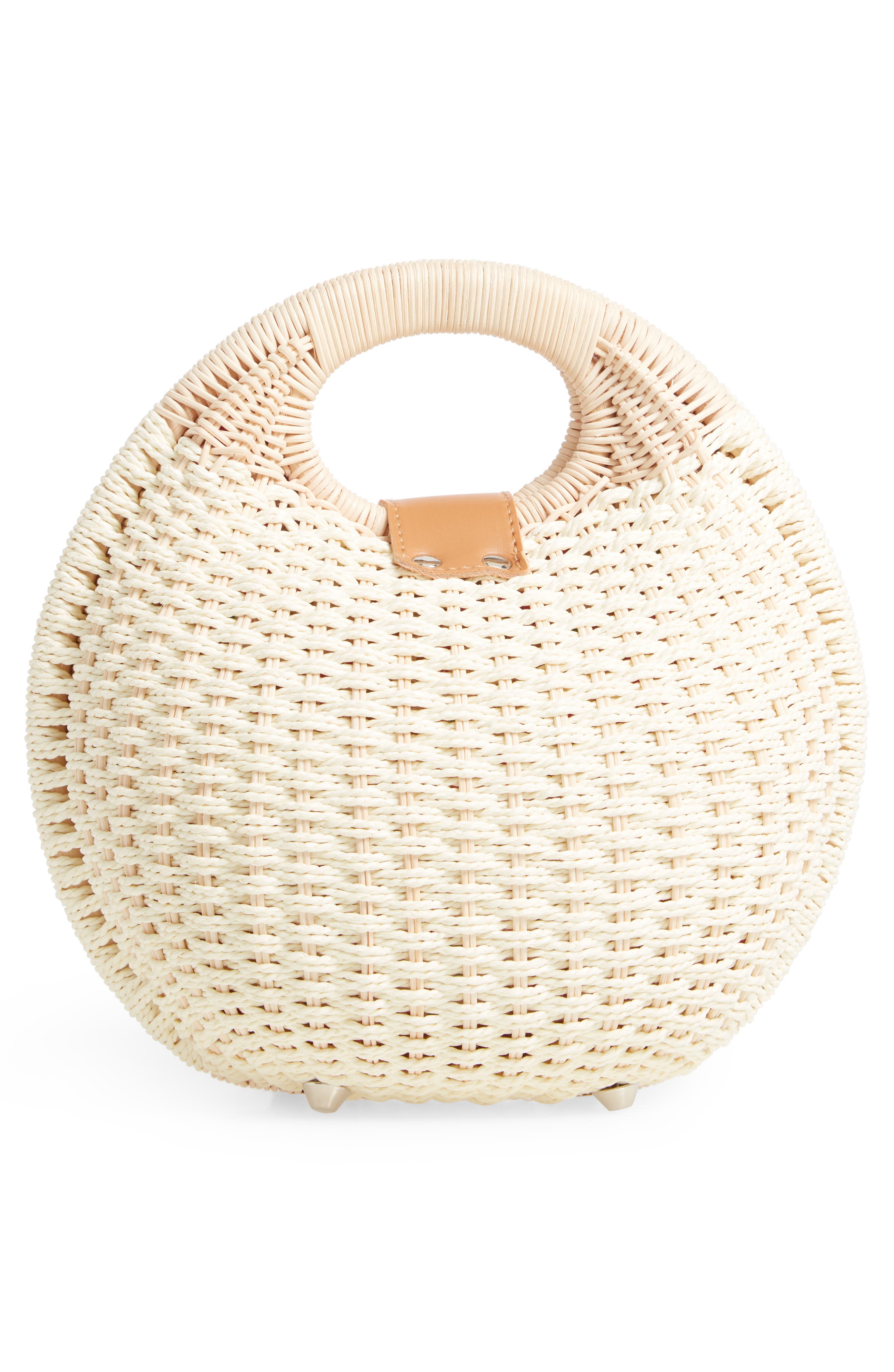 Mali + Lili Chloe Woven Canteen Handbag, Alternate, color, 